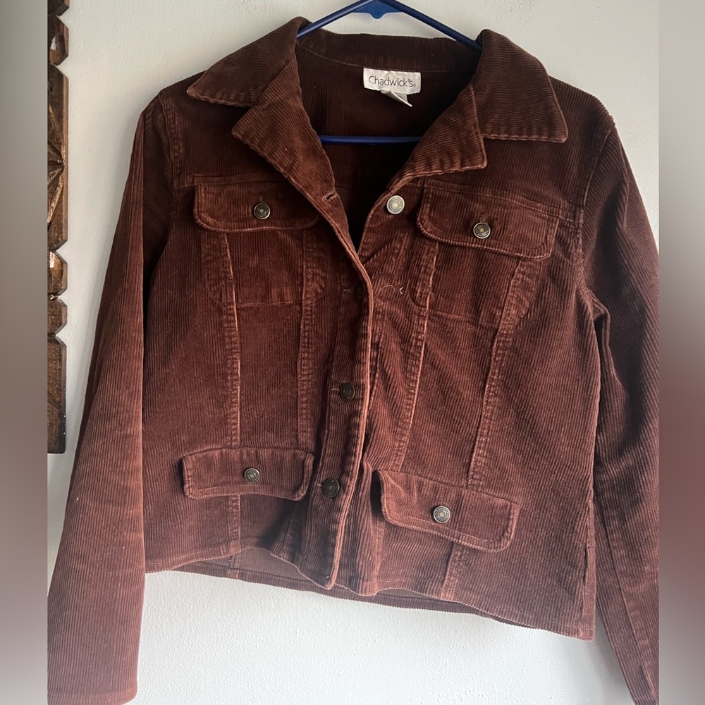 1970’s Chadwicks Women's Brown Corduroy Jacket